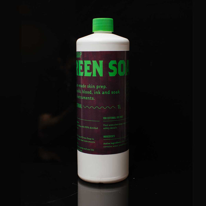 Green Soap -  Australian Made by CleanSoap (1 litre bottle)