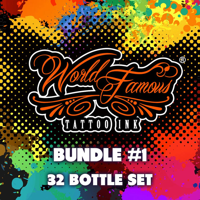 World Famous 32 Bottle Ink Set - 1oz