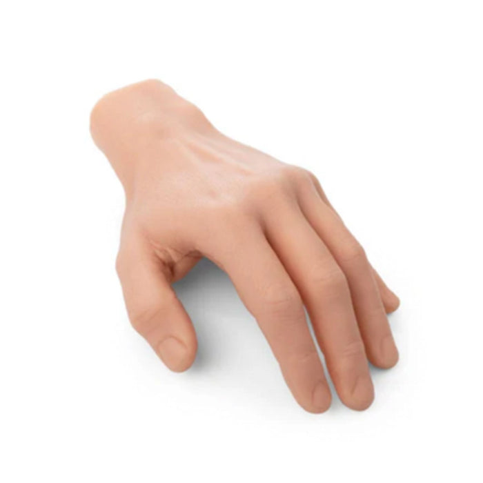 Practice Skin: Flesh Silicone Synthetic Hand with Wrist - left hand