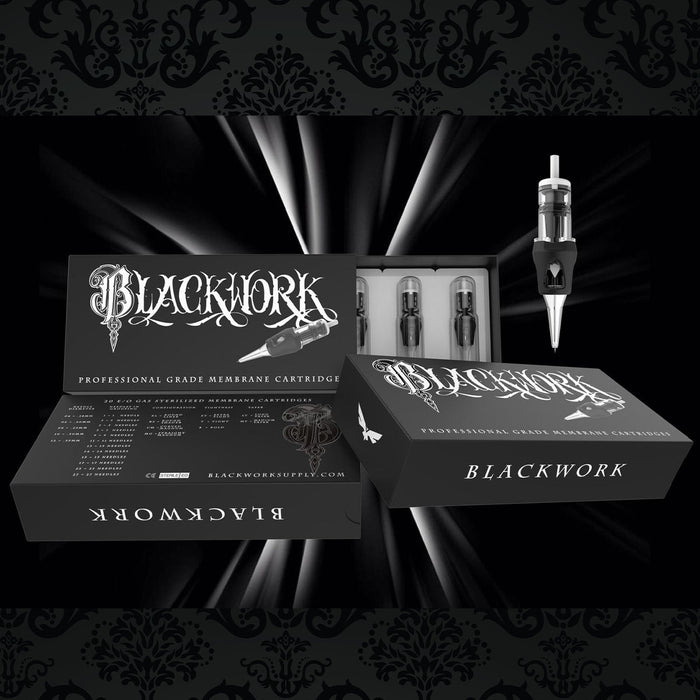 Blackwork Round Shader Cartridge Needles - Box of 20