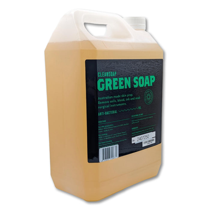 Green Soap -  Australian Made by CleanSoap (5 litre jug  = 1.3 gl)