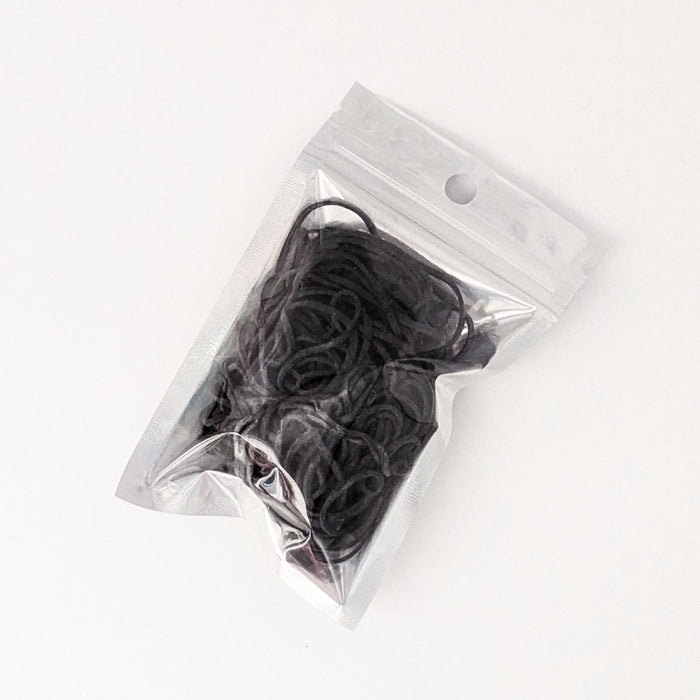 Black rubber bands (small bag)