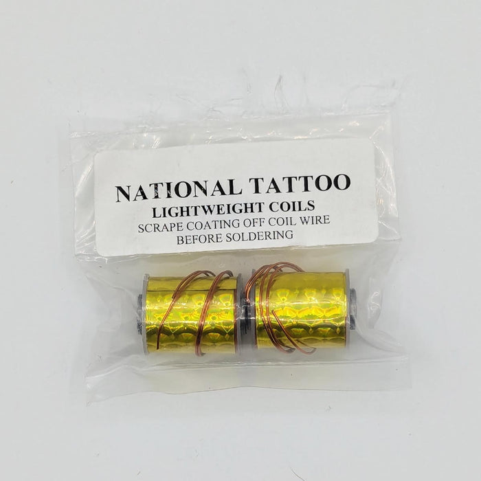 National Tattoo Supply - Original Coil Set (1" - 6 wrap - 3/8 core)