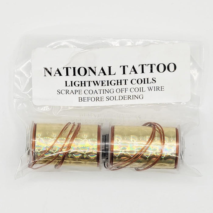 National Tattoo Supply - Original Coil Set (1 1/4" height - 6 wrap - 3/8 core)