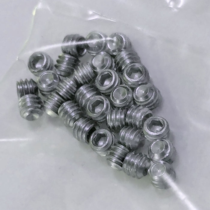 Tattoo Machine Parts - Grub Screws for Grips, Tips and Tubes (pack of 30)