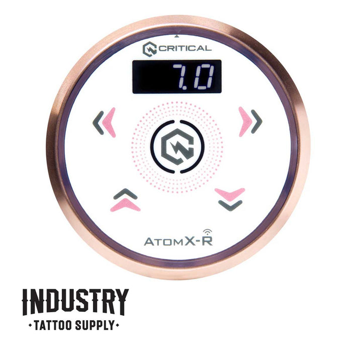 Atom XR - Rose Gold with White Overlay - Critical Tattoo Supply
