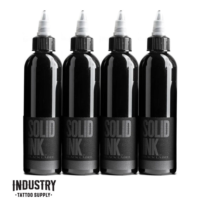 Solid Ink:  Black Label Grey Wash Set (4 colours)