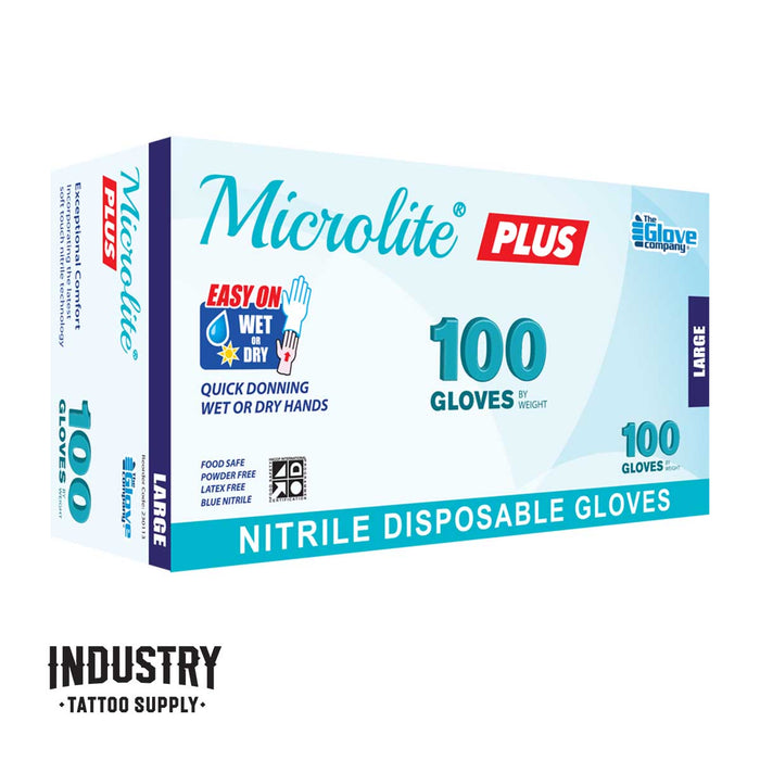 Microlite PLUS Nitrile Exam Glove (LARGE ONLY)