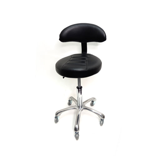 Hydraulic stool with online backrest