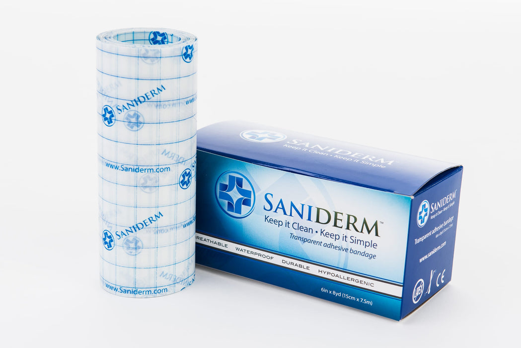 Saniderm 6 inch x 8 yard Roll (15cm x 7.5m)