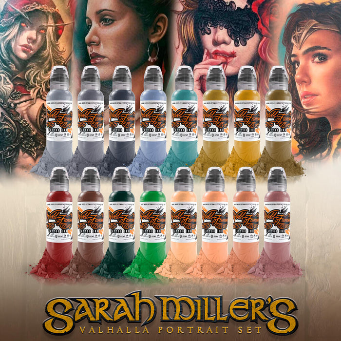 16 Color Sarah Miller Valhalla Portrait Set 1oz - 16 bottles