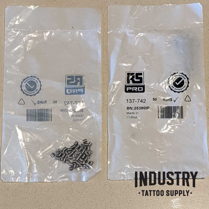 4mm Hex Socket Set Screw Plain - Stainless Steel (Bag of 50)