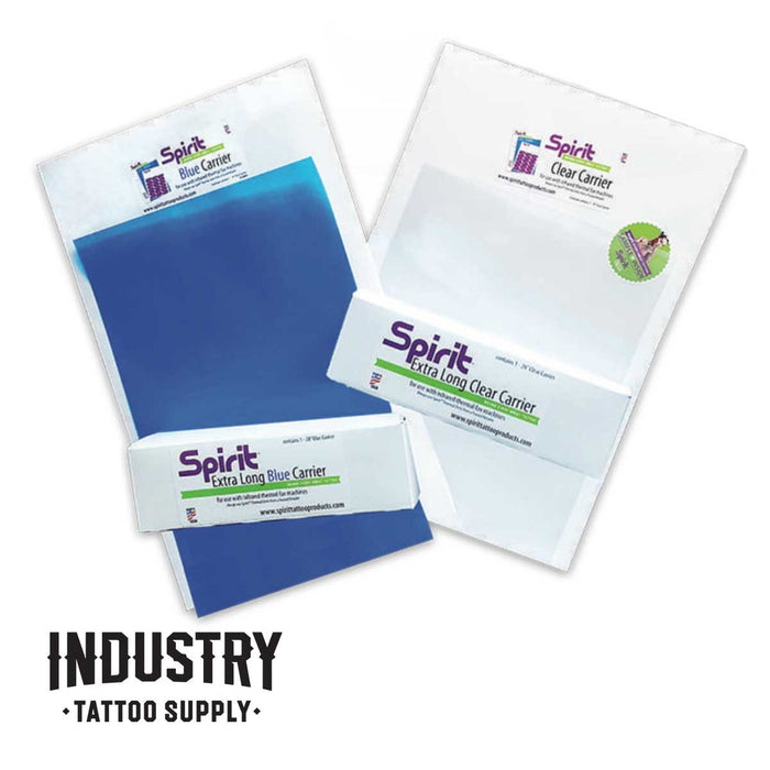 Spirit Thermal Carrier Paper - Clear & Blue